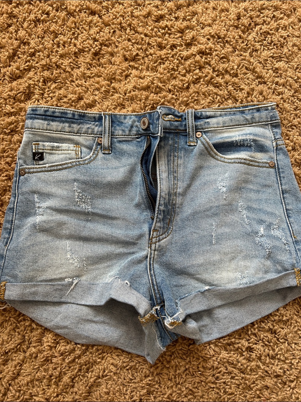 Kan can denim shorts size medium